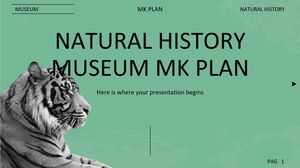 Muzeul de Istorie Naturală MK Plan