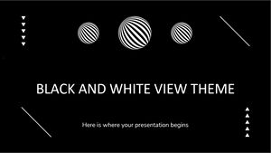 Tema di visualizzazione in bianco e nero