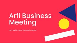 Arfi Business Meeting