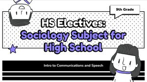 Przedmioty do wyboru HS: Przedmiot socjologii dla szkoły średniej