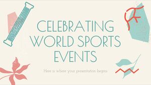 世界のスポーツイベントを祝う