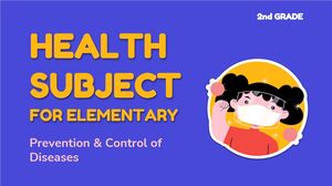 小学校～2年生の保健科目：病気の予防と制御