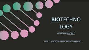 Unternehmensprofil der Biotechnologie