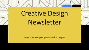 Creative Design Newsletter