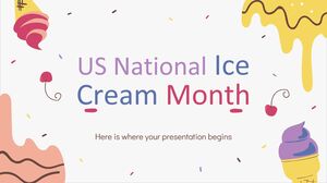 Национальный месяц мороженого в США