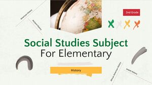 Disciplina de Estudos Sociais do Ensino Fundamental - 2º Ano: História