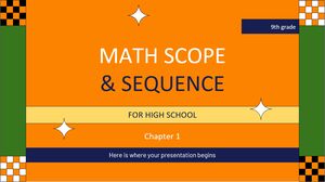 Domeniul de aplicare și secvența matematică pentru liceu - clasa a IX-a: capitolul 1