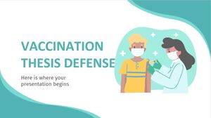 Defesa de Tese de Vacinação