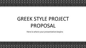 Yunan Tarzı Proje Önerisi
