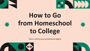 Cum să mergi de la școală acasă la facultate