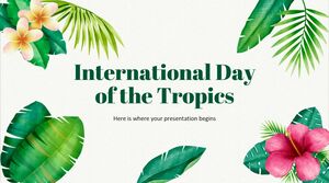 Giornata internazionale dei tropici