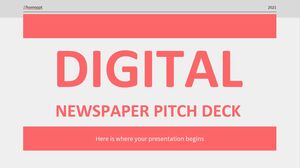 Presentación de presentación de periódicos digitales