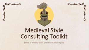 Zestaw narzędzi doradczych w stylu średniowiecznym