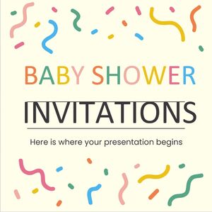 Inviti per la nascita del bambino
