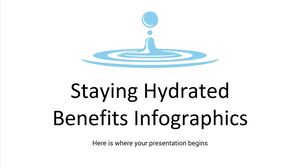 Infographie des avantages de rester hydraté