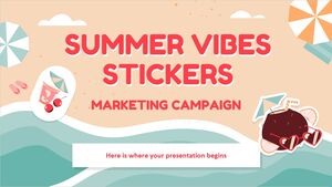 Campanie Summer Vibes Stickers MK