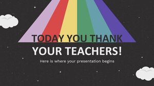 Сегодня вы благодарите своих учителей!