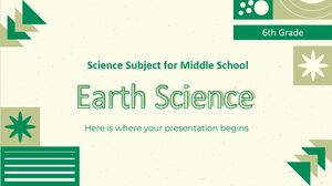Disciplina de Ciências para o Ensino Médio - 6ª Série: Ciências da Terra