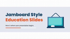 Diapositives éducatives de style Jamboard