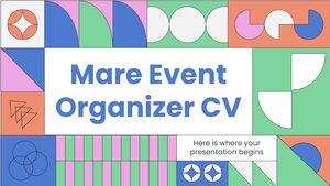 Mare Event Organizer CV