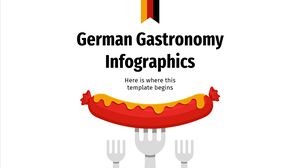 Infografiki niemieckiej gastronomii