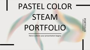 Pastellfarbenes Steam-Portfolio