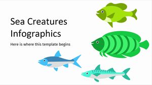Sea Creatures Infographics