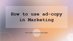 Comment utiliser la copie publicitaire dans le marketing