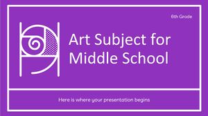 Предмет «Искусство» для средней школы – 6 класс: Рисование