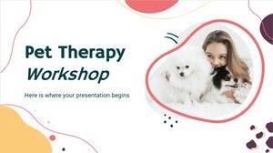 Pet Therapy Workshop