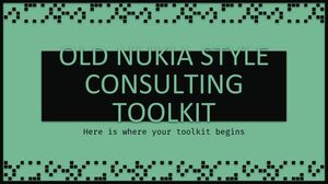 Kit de ferramentas de consultoria de estilo Nukia antigo