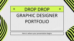 Portfólio de designer gráfico Drop Drop