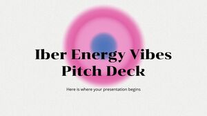 Plataforma de presentación de Iber Energy Vibes