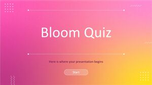 Bloom Quiz