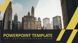 POWERPOINT TEMPlate - yellow black brown