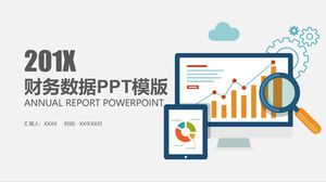 Templat PPT Data Keuangan