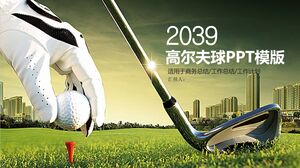 2039 Golf PPT-Vorlage