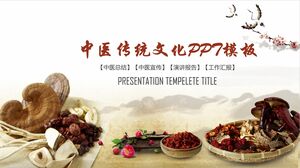 Modèle PPT de culture de médecine traditionnelle chinoise