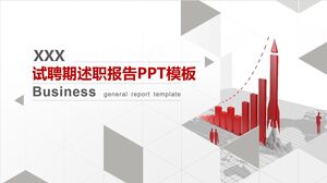 PPT-Vorlage für einen Probebeschäftigungsbericht