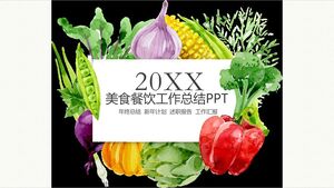 20XX Resumen del trabajo de alimentación y catering PPT