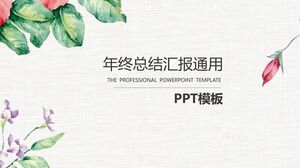 Allgemeine PPT-Vorlage für den zusammenfassenden Jahresabschlussbericht