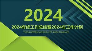 Résumé des travaux de fin d’année 2024 et plan de travail 2024