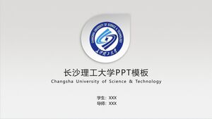 Vorlage für die Changsha University of Technology