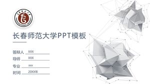 Modelo PPT da Universidade Normal de Changchun