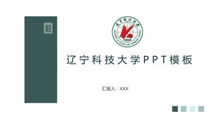 Szablon PPT Uniwersytetu Naukowo-Technologicznego w Liaoning