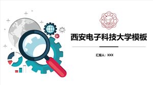 Modelo da Universidade de Ciência Eletrônica e Tecnologia de Xi'an