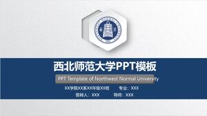 Templat PPT Universitas Normal Barat Laut