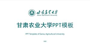 Șablon PPT al Universității Agricole din Gansu
