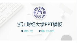 Modello PPT dell'Università di Finanza ed Economia di Zhejiang
