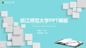 Modelo PPT da Universidade Normal de Zhejiang